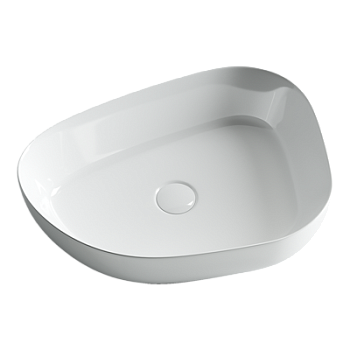 Умывальник чаша накладная неправильной формы Element 550*400*140мм