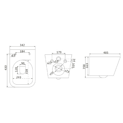 Унитаз Lemark FLOREX подвесной, безободковый с сиденьем микролифт,смыв вихревой Торнадо 3.0, черный матовый Унитаз Lemark FLOREX подвесной, безободковый с сиденьем микролифт,смыв вихревой Торнадо 3.0, черный матовый