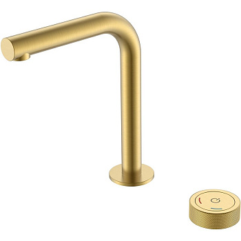 Смеситель автоматический для раковины на 2 отв. TECH Matt Gold