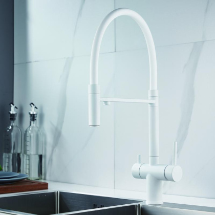 Смеситель для кухни с гибким изливом Shevanik S178 S178C