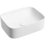Умывальник чаша накладная прямоугольная (цвет Белый Матовый) Element 505*380*150мм