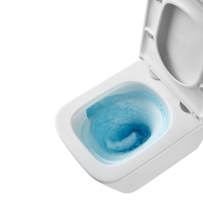 Унитаз Lemark FLOREX подвесной безободковый с сиденьем микролифт, смыв вихревой Тонадо 3.0,  , белый глянец Унитаз Lemark FLOREX подвесной безободковый с сиденьем микролифт, смыв вихревой Тонадо 3.0,  , белый глянец