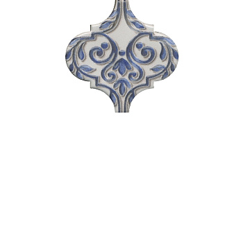 Декор VT\A317\65000 Арабески Майолика белый/синий/голубой (6,5см*6,5см*7мм) (26шт/0,11м2) орнамент, шт Декор VT\A317\65000 Арабески Майолика белый/синий/голубой (6,5см*6,5см*7мм) (26шт/0,11м2) орнамент, шт