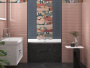 Плитка настенная 9026 Аккорд бордо грань 8,5*28*5*9,2 (40шт/0,97м2), м2