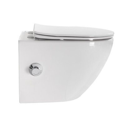 UNO Унитаз подвесной с сиденьем и креплением с функцией биде и смесителем BB3105CHR-BS/SC