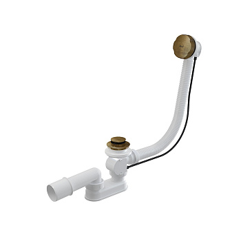 Сифон для ванны автомат комплект, бронза-антик Сифон для ванны автомат комплект, бронза-антик