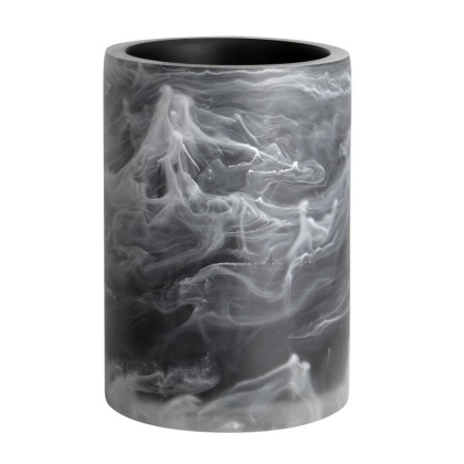 Стакан для зубных щеток Neime, 7х10,5х7 см, черно-белый, K-1928