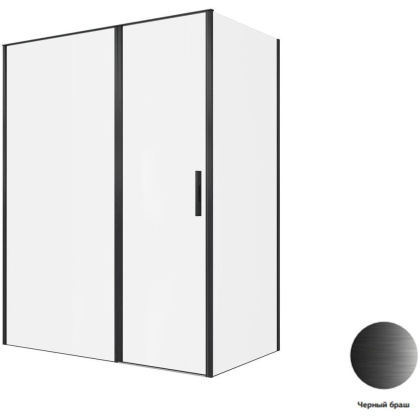 Душевой уголок Allen Brau Priority 160x90 3.31039.BBA + 3.31045.BBA черный браш Душевой уголок Allen Brau Priority 160x90 3.31039.BBA + 3.31045.BBA черный браш
