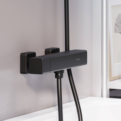 536000300 Gala термостатный Смеситель Для душа, чёрный