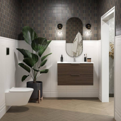 Тумба PIANO Forte подвесная с ящиками 85, дымчатый вяз PI.F.85\OLM Тумба PIANO Forte подвесная с ящиками 85, дымчатый вяз PI.F.85\OLM