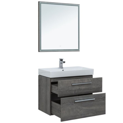 Мебель для ванной Aquanet Nova 75 дуб рошелье (2 ящика) Мебель для ванной Aquanet Nova 75 дуб рошелье (2 ящика)