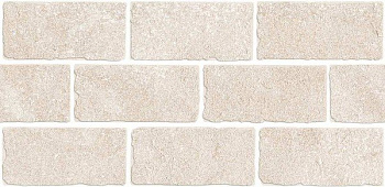Бордюр Роверелла бежевый светлый мозаичный 34,5x14,7x0,9