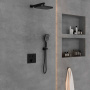 Душевой комплект VSFW-4211MB встраиваемый, 2 режима, черный Душевой комплект VSFW-4211MB встраиваемый, 2 режима, черный