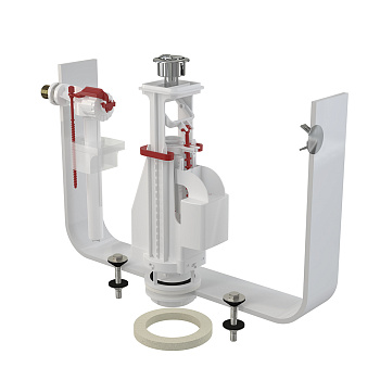 Выпускной комплект с двойной кнопкой, впускной механизм  Выпускной комплект с двойной кнопкой, впускной механизм