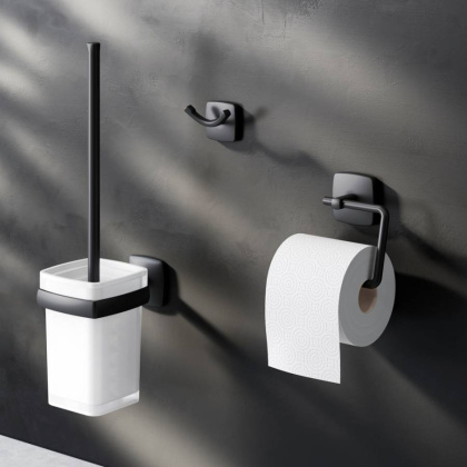 Набор аксессуаров для зоны туалета, черный AK90T2003B Набор аксессуаров для зоны туалета, черный AK90T2003B