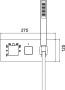Гигиенический душ со смесителем RGW Shower Panels SP-44-03 21140544-31 с термостатом Хром Гигиенический душ со смесителем RGW Shower Panels SP-44-03 21140544-31 с термостатом Хром