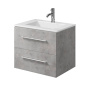 Тумба под раковину Creto Ares 60 серая
