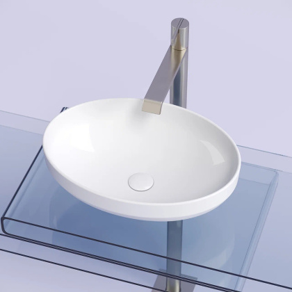 Умывальник чаша накладная овальная Element 502*363*145мм