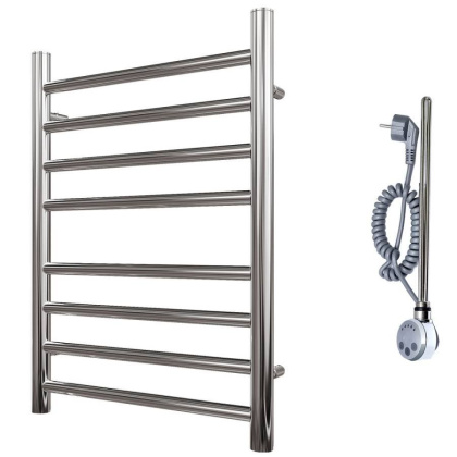 Полотенцесушитель электрический Point Аврора PN10156SE П8 500x600 левый/правый, хром Полотенцесушитель электрический Point Аврора PN10156SE П8 500x600 левый/правый, хром