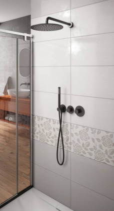 Душевая система Timo Saona SX-2359/03SM скрытого монтажа с термостатом, черная матовая Душевая система Timo Saona SX-2359/03SM скрытого монтажа с термостатом, черная матовая