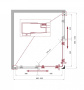 Душевой уголок BelBagno UNO-195-AH-2-90/70-P-Cr Душевой уголок BelBagno UNO-195-AH-2-90/70-P-Cr
