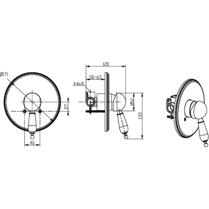 Смеситель встроенный _Комплект