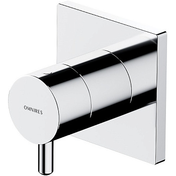 Переключатель скрытого монтажа OMNIRES Y на 3 выхода Y1263_KCR (хром)