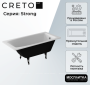 Ванна чугунная Creto Strong 160x70 см 25-1160 Ванна чугунная Creto Strong 160x70 см 25-1160