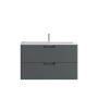Тумба с раковиной Creto Bravo Gray 100 см