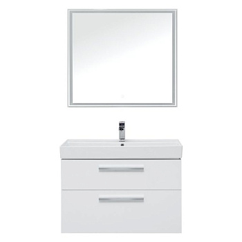 Мебель для ванной Aquanet Nova 90 белый (2 ящика) Мебель для ванной Aquanet Nova 90 белый (2 ящика)