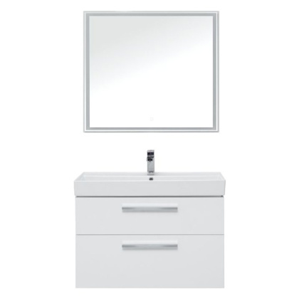 Мебель для ванной Aquanet Nova 90 белый (2 ящика) Мебель для ванной Aquanet Nova 90 белый (2 ящика)