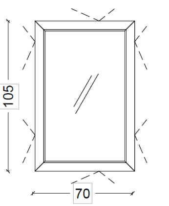 Зеркало Dolce Gold105x70см 567-G Boheme Зеркало Dolce Gold105x70см 567-G Boheme
