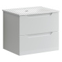 Тумба подвесная SANCOS Norma 2.0 590х450х500, c двумя ящиками оснащенными доводчиками, белый глянец , арт. NR2.060W Тумба подвесная SANCOS Norma 2.0 590х450х500, c двумя ящиками оснащенными доводчиками, белый глянец , арт. NR2.060W