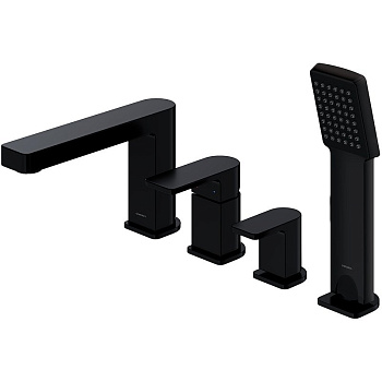 Смеситель на борт ванны OMNIRES BARETTI BA7832BL (черный BLM) Смеситель на борт ванны OMNIRES BARETTI BA7832BL (черный BLM)