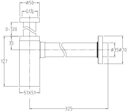 Сифон для раковины Allen Brau Infinity 5.21027-00 хром Сифон для раковины Allen Brau Infinity 5.21027-00 хром