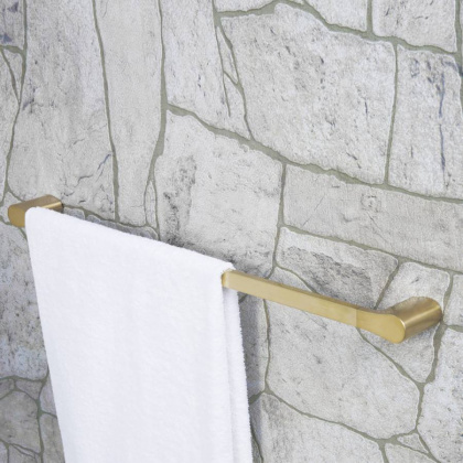 Держатель полотенец Aisch одинарный, 64х3х6 см, цвет золото, K-5930