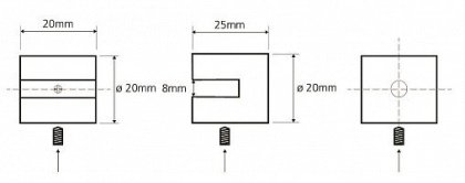 Держатель полочки (пара) Держатель полочки (пара)