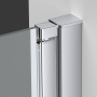 Душевая дверь Alpha VDP-3AL750MT , хром, стекло текстурное Душевая дверь Alpha VDP-3AL750MT , хром, стекло текстурное