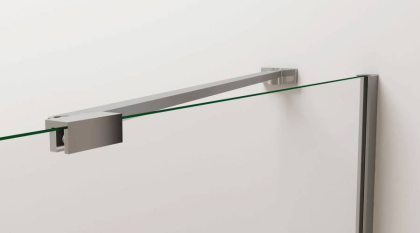 Душевой уголок Extra VSR-1E101190CLGM, 1000/1100*900, вороненая сталь, стекло прозрачное