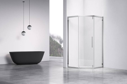 Душевой уголок Show VSP1-4SH100CL, 1000*1000, хром, стекло прозрачное