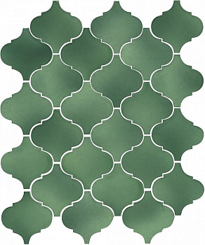 Плитка настенная 65008 Арабески Майолика зеленый 26*30*7 (10шт\0.59м2), м2