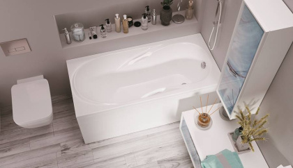 Акриловая ванна 1Marka Elegance 165х70 01эл16570 Акриловая ванна 1Marka Elegance 165х70 01эл16570