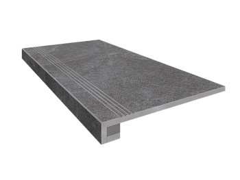 Комплект (Ступень TE03 (33x120) непол. (прямоугол. бортик) без насечек + Подступенок (14,5x120)) Комплект (Ступень TE03 (33x120) непол. (прямоугол. бортик) без насечек + Подступенок (14,5x120))