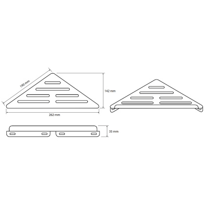 Мыльница Bemeta Dark 102308260 Черная Мыльница Bemeta Dark 102308260 Черная