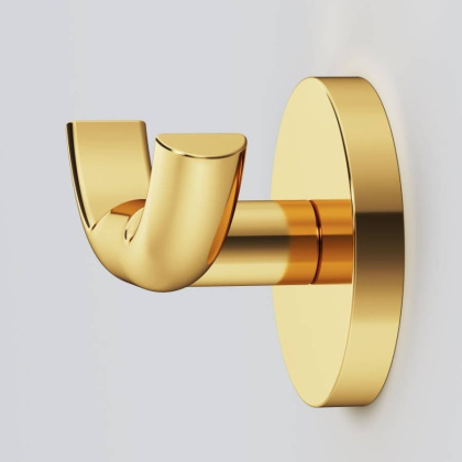 Двойной крючок для полотенец, золото A85A35699