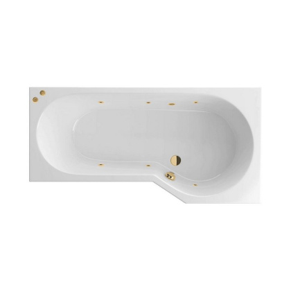 Ванна EXCELLENT Be Spot 160x80 (правая) "SOFT" (золото) Ванна EXCELLENT Be Spot 160x80 (правая) "SOFT" (золото)