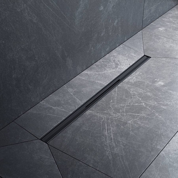 W01SC-S11-060-05BM MasterFlow Трап для душа линейный универс затвор Slim line 60см цвет черн мат W01SC-S11-060-05BM MasterFlow Трап для душа линейный универс затвор Slim line 60см цвет черн мат