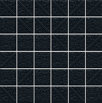 Мозаика 21025 Ла-Виллет черный 30,1*30,1*6,9(7шт/0,634м2), м2 Мозаика 21025 Ла-Виллет черный 30,1*30,1*6,9(7шт/0,634м2), м2