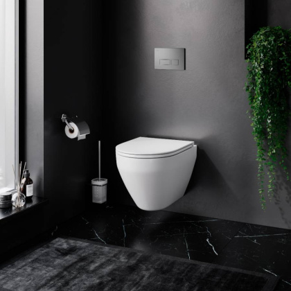 IS47031.701700 Инсталляция с клавишей Pro S мат никель с подвесным унитазом Spirit V2.0 FlashClean с сид м/лифт