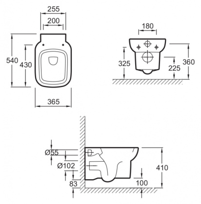 Унитаз подвесной Jacob Delafon Replay E4833, шт Унитаз подвесной Jacob Delafon Replay E4833, шт